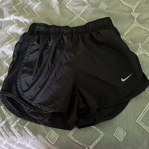 black nike shorts